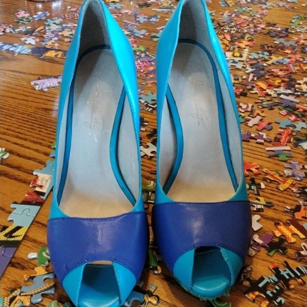 Shoes of Prey Colorblock Shoes Y2K